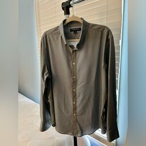 Mizzen+Main Leeward Trim No Tuck Dress Shirt, Size XL